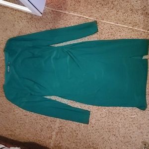 Ralph Lauren Long Sleeve Green Dress